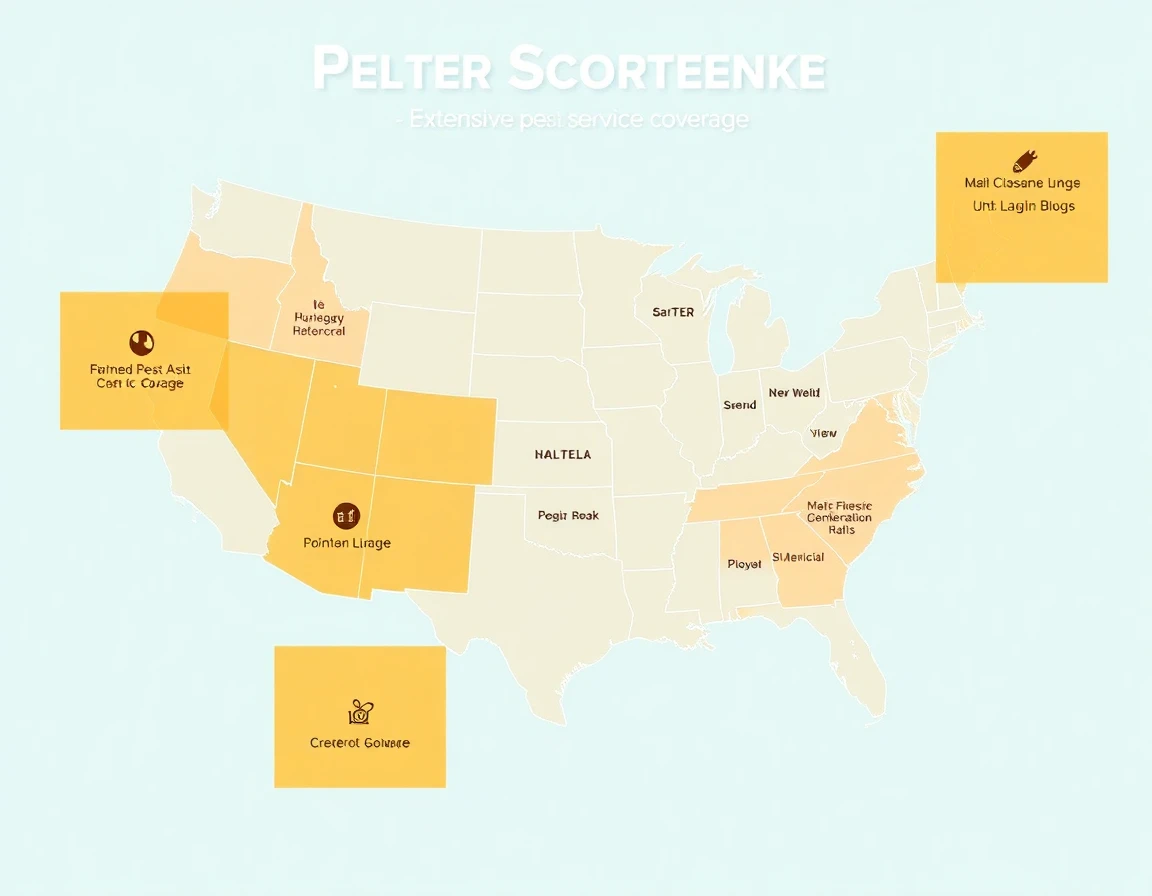 Pest Control Service Areas Map